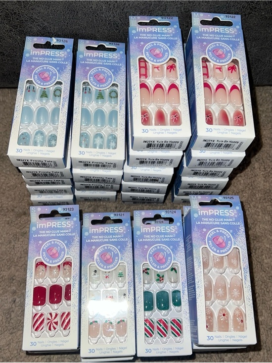 imPRESS Other - Lot of 35 imPRESS Press-On Nails Set Christmas bundle assorted